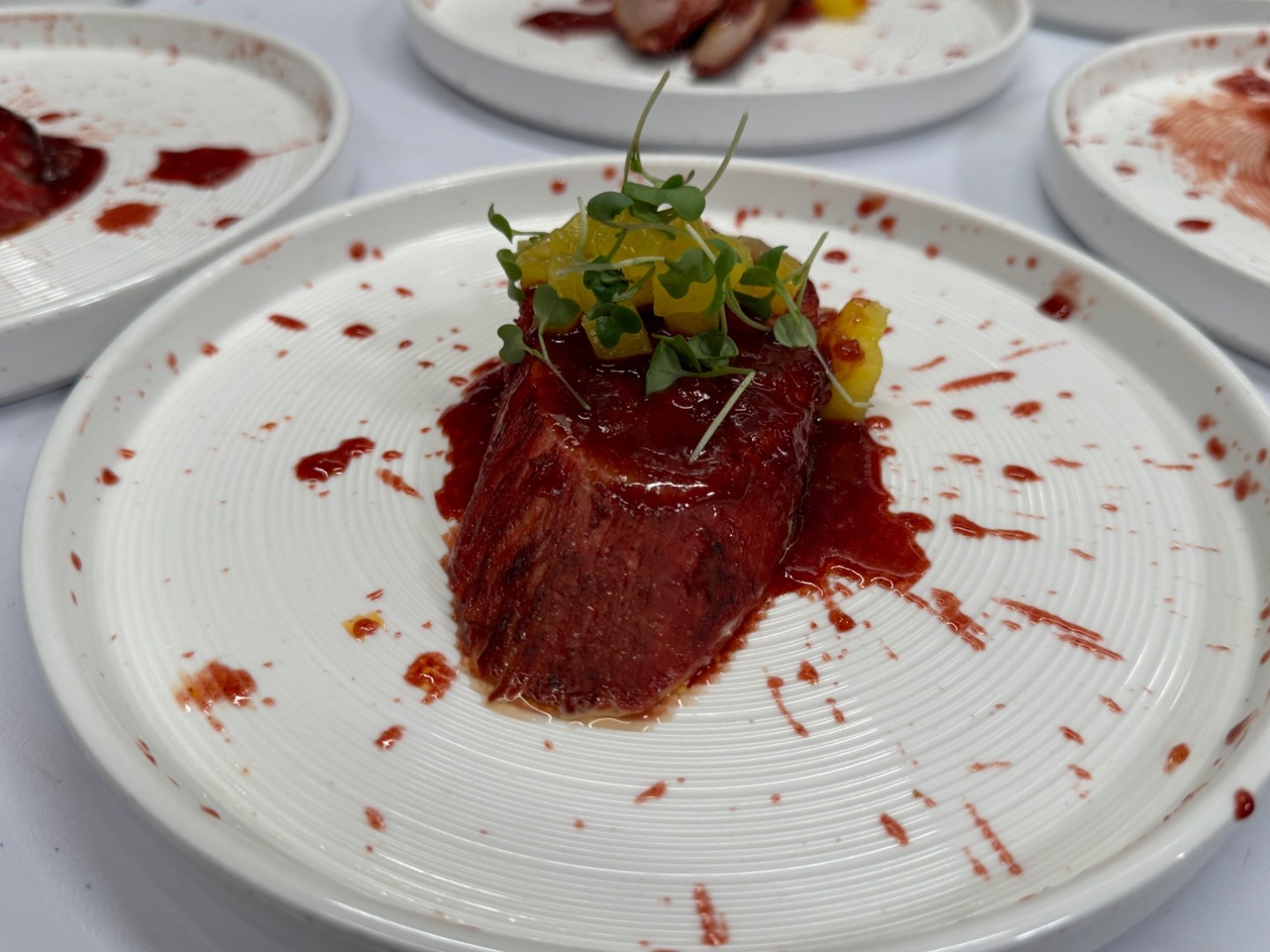 Intentional hospitality food — premium concept plating